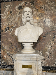 Bust of Emperor Franz Joseph I at the first floor of the Kunsthistorisches Museum Wien
