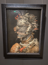 Painting `Water` by Giuseppe Arcimboldo at Room 8 of the Picture Gallery at the first floor of the Kunsthistorisches Museum Wien