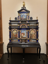 Cabinet with night clock by Jakob Hermann and Pietro Tommaso Campani at Room 12 of the Picture Gallery at the first floor of the Kunsthistorisches Museum Wien