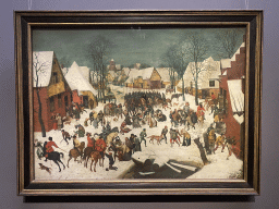 Painting `Massacre of the Innocents` by Pieter Brueghel the Younger at Gallery X of the Picture Gallery at the first floor of the Kunsthistorisches Museum Wien