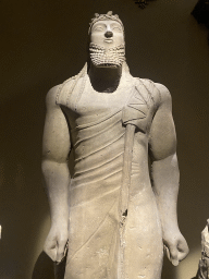 Votive statue of a man at Room X of the Collection of Greek and Roman Antiquities at the upper ground floor of the Kunsthistorisches Museum Wien