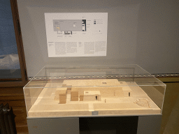 Scale model of the Cult Chamber of Ka-ni-nisut at Room II of the Egyptian and Near Eastern Collection at the upper ground floor of the Kunsthistorisches Museum Wien, with explanation
