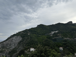 Hills above the town of Erchie, viewed from our rental car on the Amalfi Drive