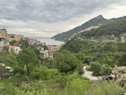 The city center and the west side of the city, viewed from the parking lot of the Piazza Matteotti square