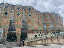 Front of the Ceramica Artistica Solimene Vincenzo pottery store at the Via Madonna degli Angeli street, viewed from the SS18 Tirrena Inferiore road