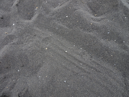 Black sand at the Black Sand Beach