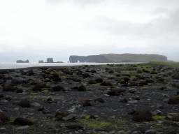 The west side of Reynisfjara Beach and the Dyrhólaey peninsula