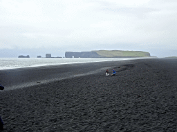 The west side of Reynisfjara Beach and the Dyrhólaey peninsula