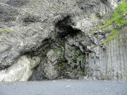 Cave and basalt columns at Reynisfjara Beach