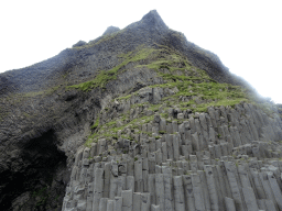 Cave and basalt columns at Reynisfjara Beach