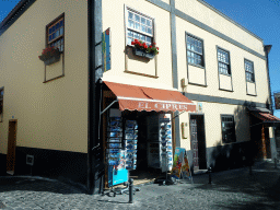 Front of the El Cipres shop at the Calle Castaños street, viewed from the rental car