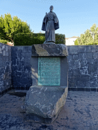 Statue `El Testimonio del Hermano Pedro` at the Plaza Doctor Pérez Cáceres square