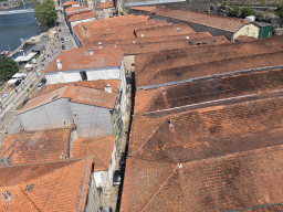 Roofs of buildings at the Avenida de Diogo Leite street, viewed from the Gaia Cable Car