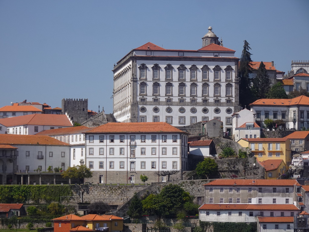 The Paço Episcopal do Porto palace at Porto, viewed from the Gaia Cable Car