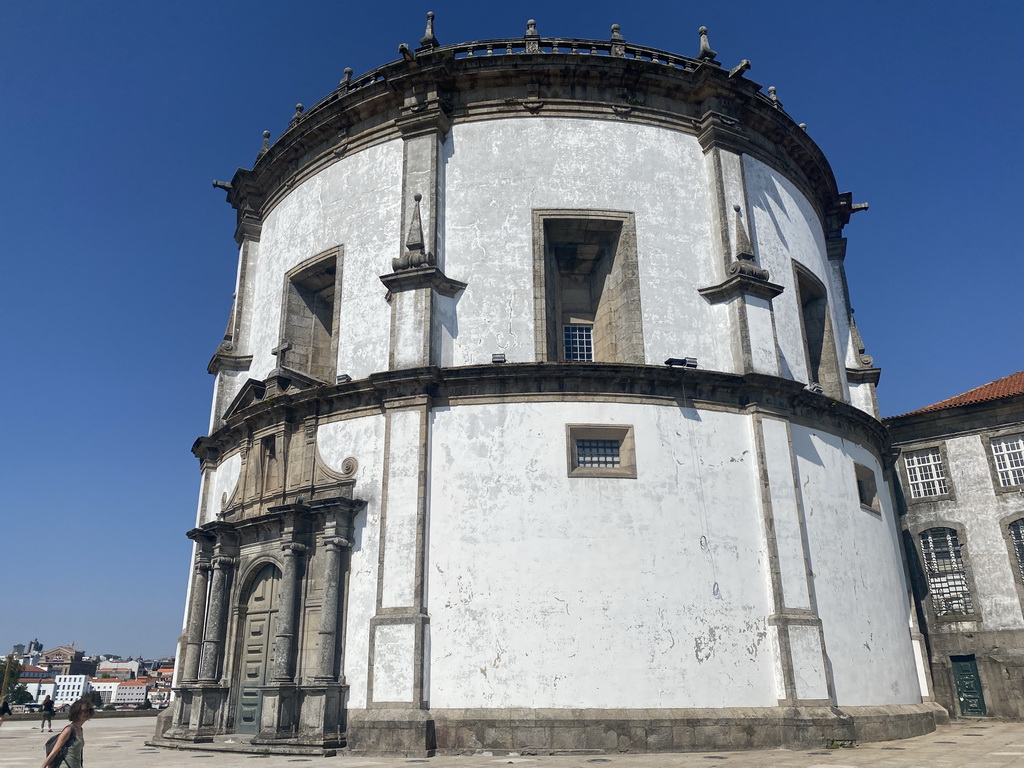 The southwest side of the Igreja da Serra do Pilar church at the Mosteiro da Serra do Pilar monastery at the Largo Aviz square