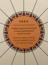 Information on Holland capturing Curaçao at the Chocolate Story museum at the WOW Cultural District