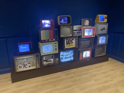 Old television screens at the Chocolate Story museum at the WOW Cultural District