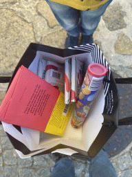 Bag of chocolates at the Rua de França street at the WOW Cultural District