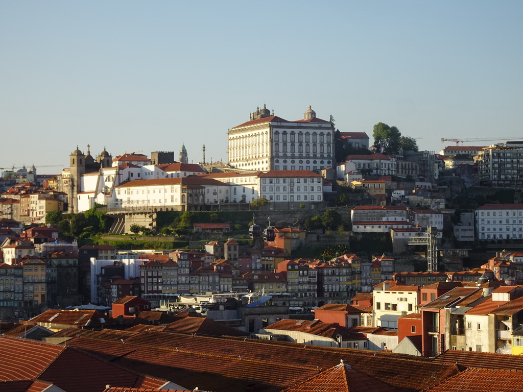 The Igreja dos Grilos church and the Paço Episcopal do Porto palace at Porto, viewed from the Main Square at the WOW Cultural District