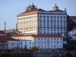 The Paço Episcopal do Porto palace and the Porto Cathedral at Porto, viewed from the Main Square at the WOW Cultural District