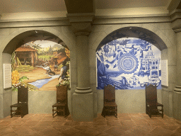 Paintings and information on the Portuguese travels to Brazil and Asia at the Porto Region Across the Ages museum at the WOW Cultural District