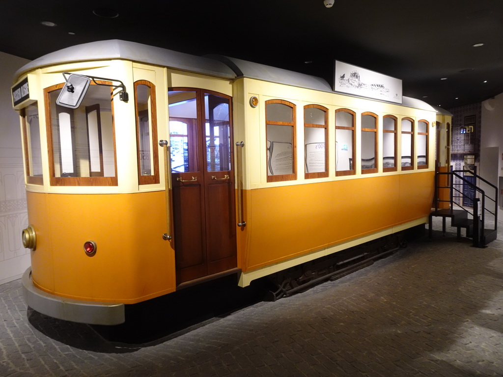 Tram at the Porto Region Across the Ages museum at the WOW Cultural District