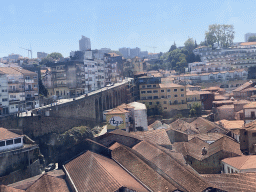 The city center with the Rua do General Torres street, viewed from the Gaia Cable Car