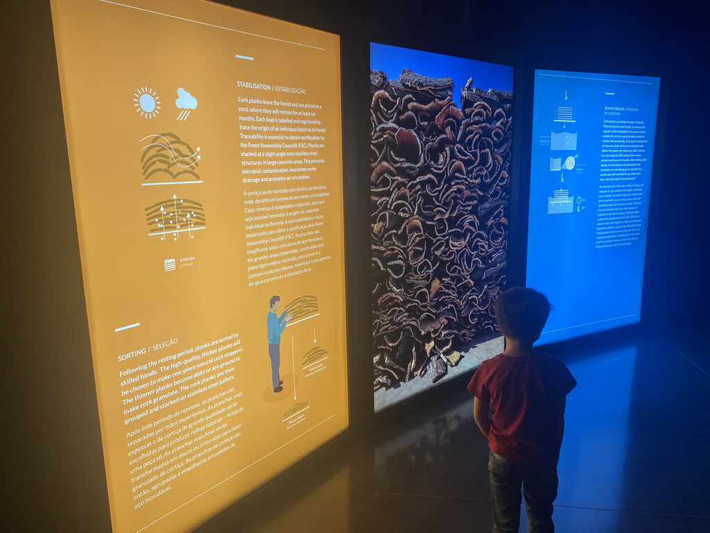 Max with information on sorting, stabilisation and the boiling process at the Planet Cork museum at the WOW Cultural District