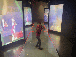 Max on the catwalk at the Planet Cork museum at the WOW Cultural District