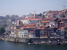 Porto with the Cais da Estiva street and the Super Bock Arena, viewed from the Gaia Cable Car