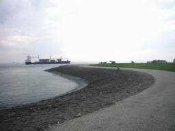 Cannons and a boat at the Oranjedijk