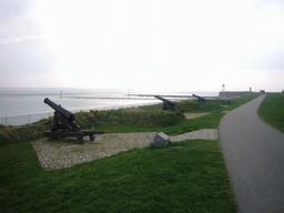 Cannons at the Oranjedijk