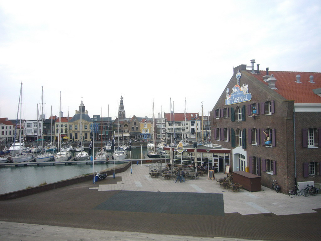 The Ballastkade (with the old harbour) and the Arsenaal