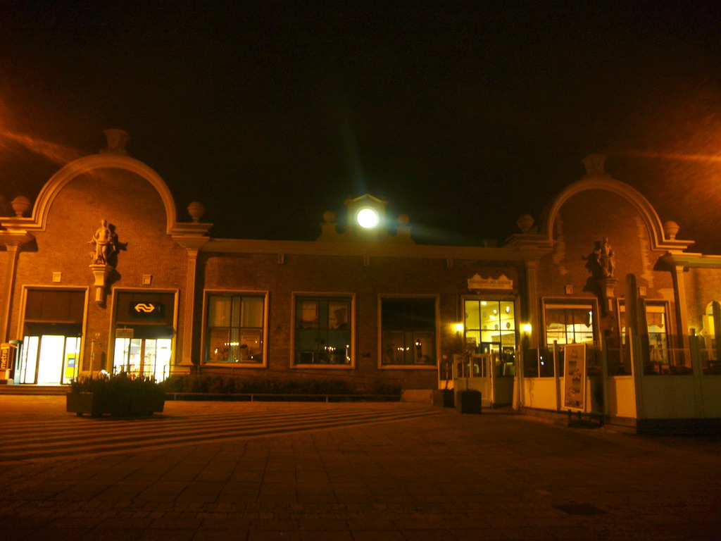 The station, by night