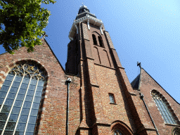 Facade of the St. James the Great Church at the Oude Markt square