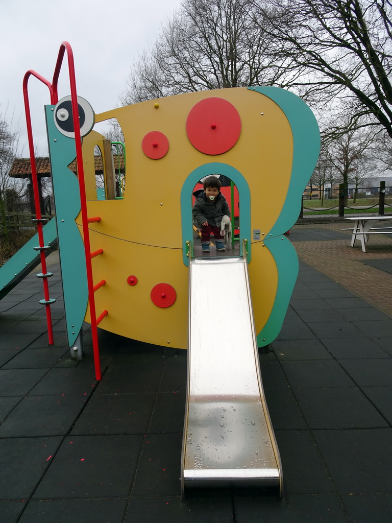 Max at the playground of the Zie-ZOO zoo