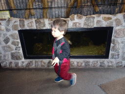 Max at an aquarium at the Zie-ZOO zoo