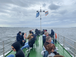 Deck of the Seal Safari boat on the Keeten-Mastgat estuary