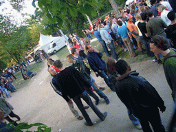 David, Rick and other people at the Torckpark during the Liberation Day festivities