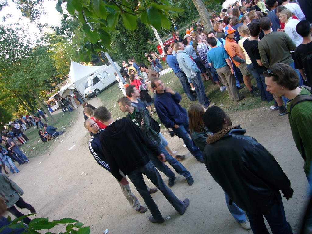 David, Rick and other people at the Torckpark during the Liberation Day festivities
