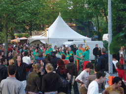 Musicians at the Torckpark during the Liberation Day festivities