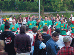 Musicians at the Torckpark during the Liberation Day festivities