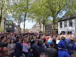 The Stationsstraat street, during the Liberation Day procession