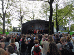wageningen_2_064 - 442 kb - 1024x768 - Stage at the Walstraat street, during the Liberation Day festivities Stage at the Walstraat street, during the Liberation Day festivities