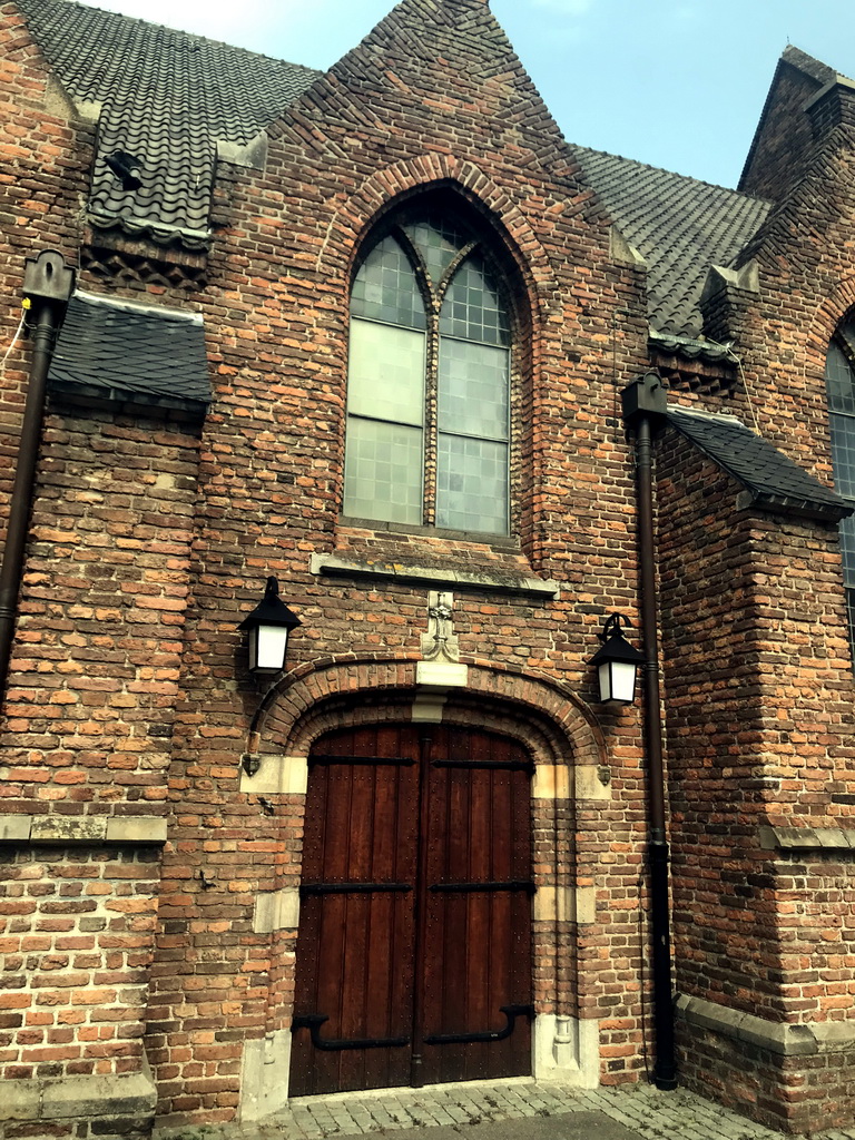 Gate at the south side of the Grote Kerk church at the Markt square