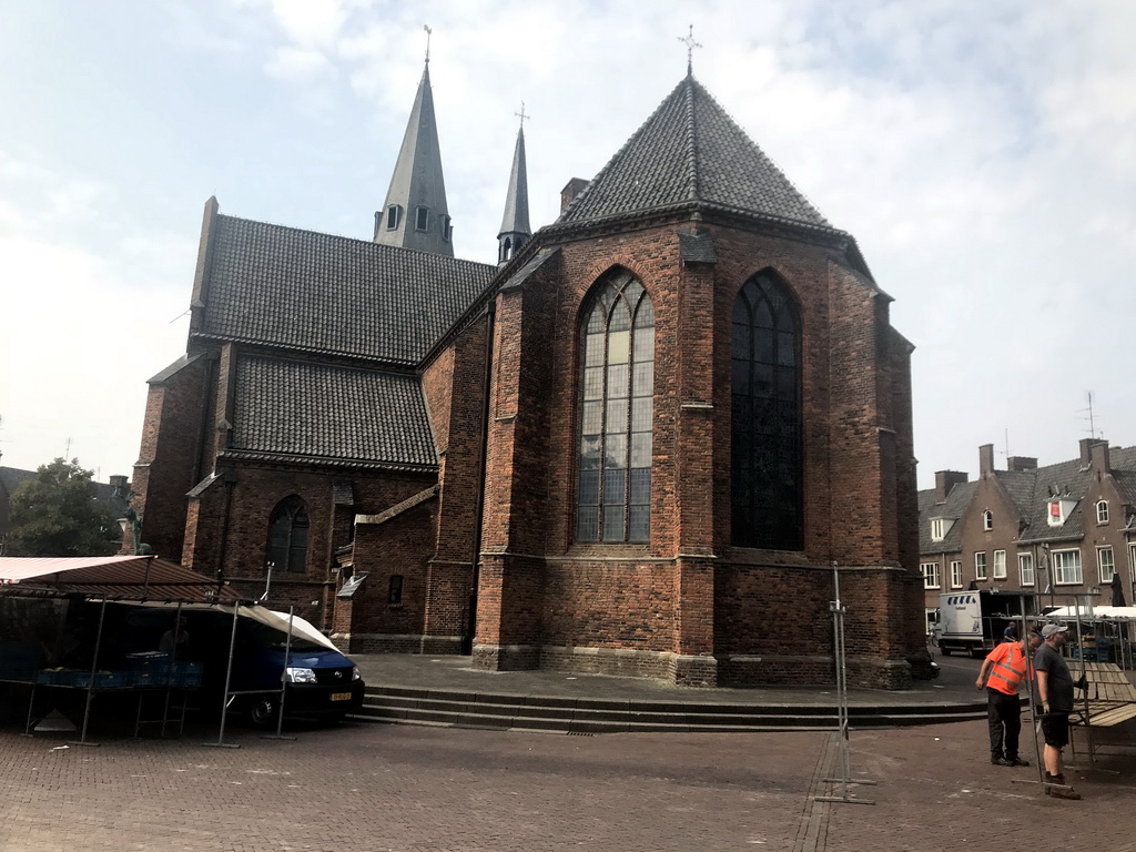 East side of the Grote Kerk church at the Markt square