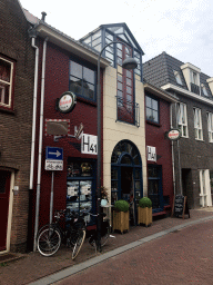 Front of the H41 restaurant at the Herenstraat street