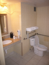 Our bathroom Best Western Capitol Skyline hotel