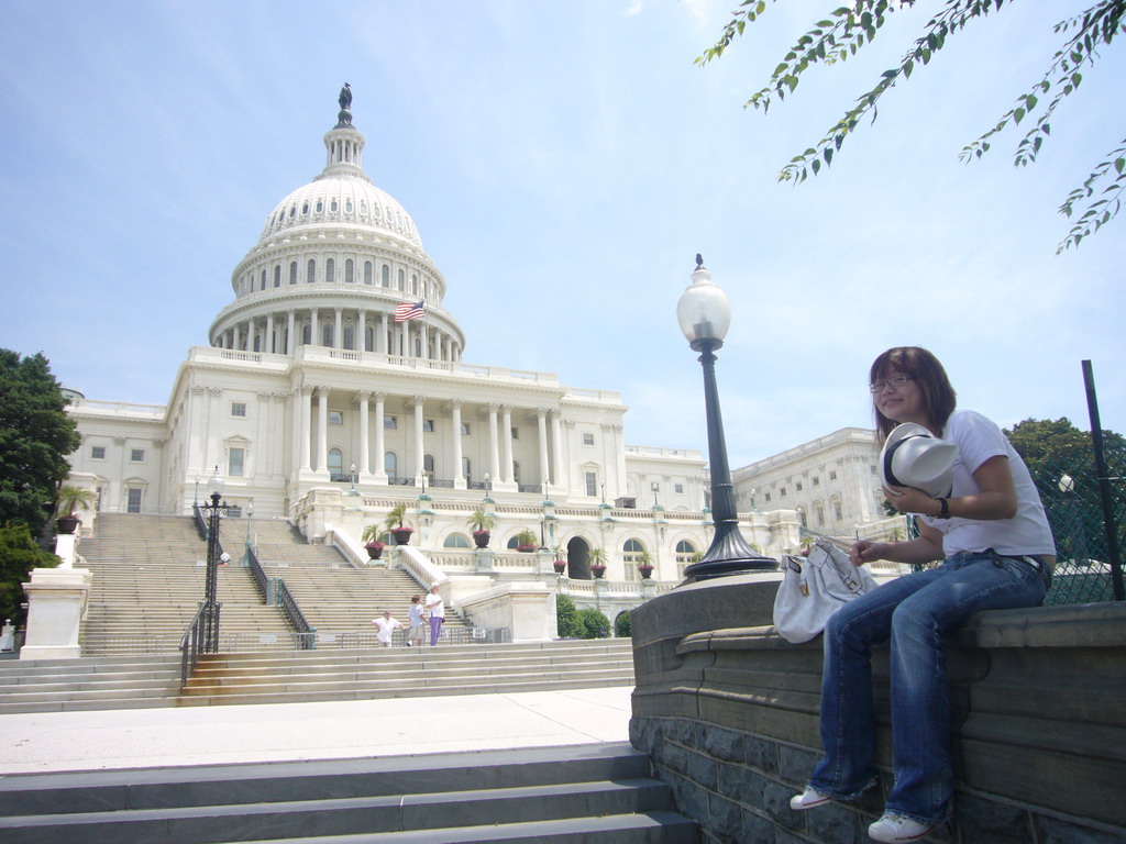 Miaomiao at the U.S. Capitol