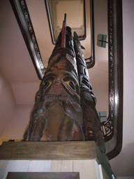 Totem poles in the National Museum of Natural History